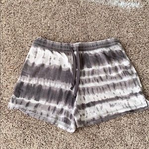 Cato grey tie dye shorts